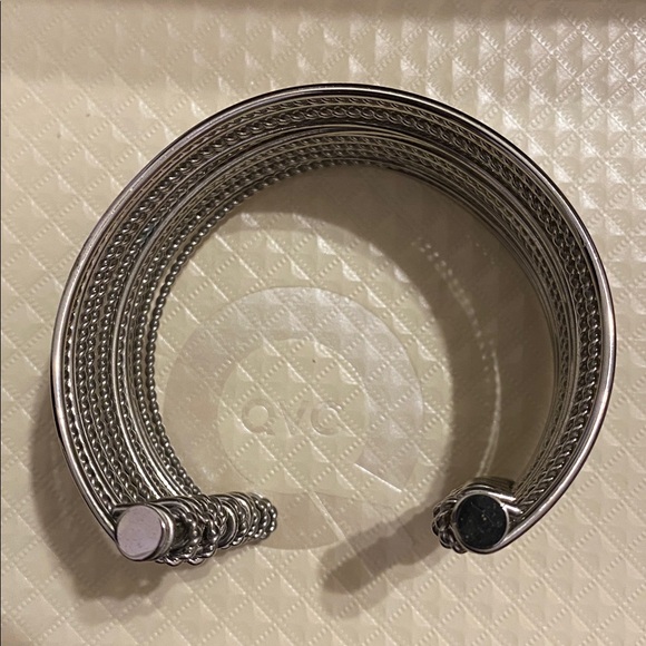 Parl Lane Elegant Silver Bangle Set - Picture 7 of 7